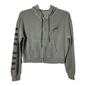 Victoria's Secret PINK Heather Gray Hoodie Sz S